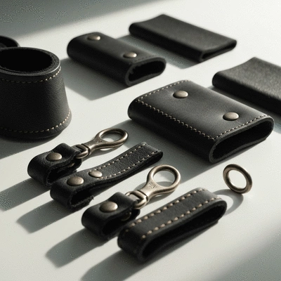 Close-up of Big Foot support accessories on a clean surface