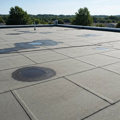 Image illustrative des enjeux d'&eacute;tanch&eacute;it&eacute; des toitures plates