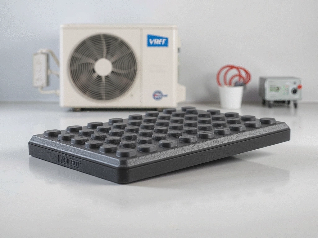 Patin anti-vibratile Big Foot : réduction des vibrations pour climatiseurs et VRF