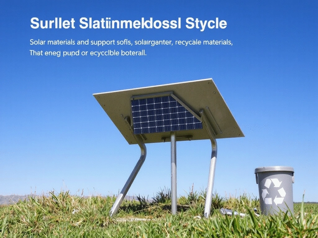Supports photovoltaïques Big Foot : enjeux écologiques